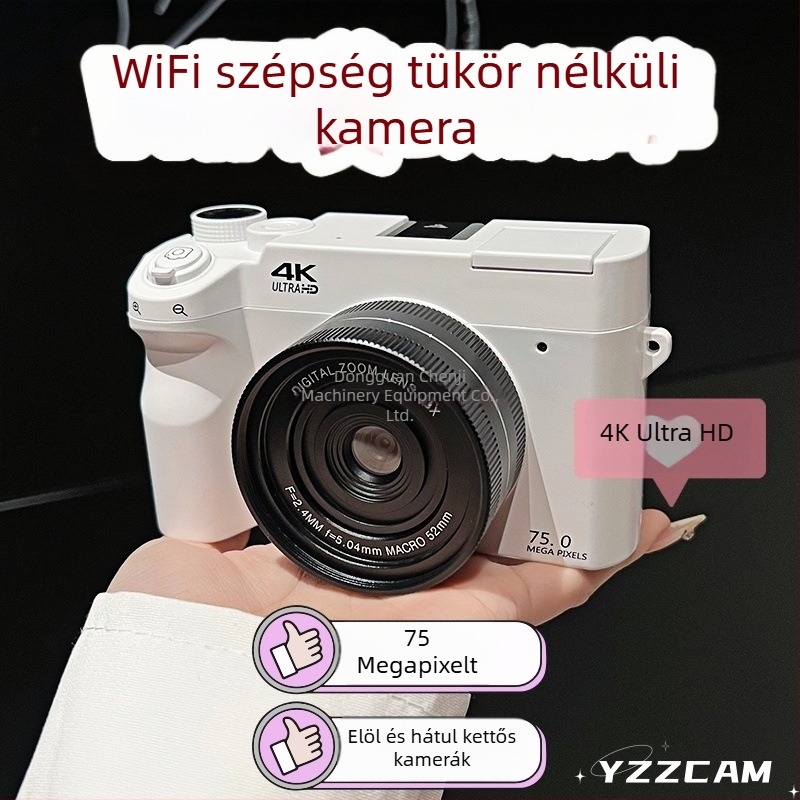 Digitális kamera több mint 20 MP, elektronikus képstabilizáció, fix objektív, lítium-ion akkumulátor, HD-képernyő