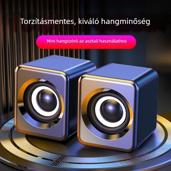 Asztali számítógépes hangrendszer Bluetooth, USB és 3,5 mm bemenettel; frekvencia 40 Hz–20 kHz; SNR ≥100 dB; IPX4 vízálló; beépített akkumulátor 1200–2000 mAh