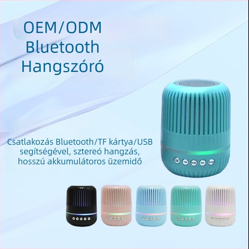 M4 mini okos Bluetooth hangfal beépített mélysugárzóval, 5W, Bluetooth 5.0, 100Hz-20kHz frekvenciatartomány, beépített akkumulátor 300-500mAh, hatótávolság 10m