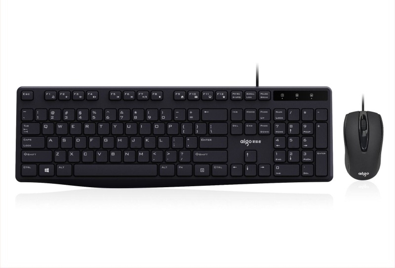 Patriot billentyűzet és egér készlet, modell 9520, 108 billentyű, USB vezetékes csatlakozás, szilikon anyag, X architektúra gombtechnológia