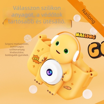 Milk Dragon Gyerekeknek Digitális Kamera X5 több mint 40 millió pixellel, 2,4 hüvelykes LCD, TF-kártyás tárhely, 1–3 órás üzemidő