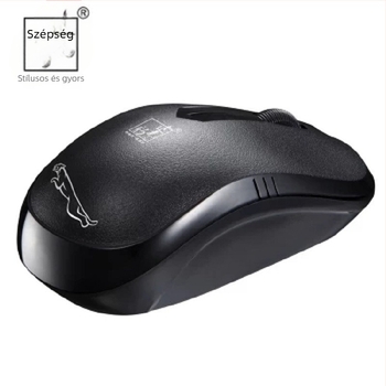 Vezeték nélküli optikai egér, 1600 DPI, ergonómikus, USB 2.4G, modell 101B