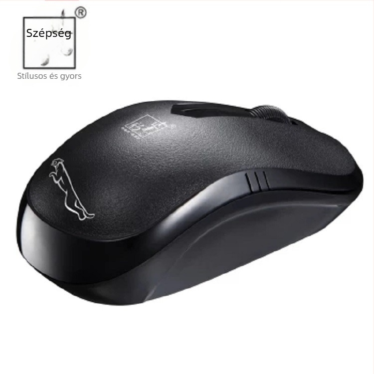 Vezeték nélküli optikai egér, 1600 DPI, ergonómikus, USB 2.4G, modell 101B