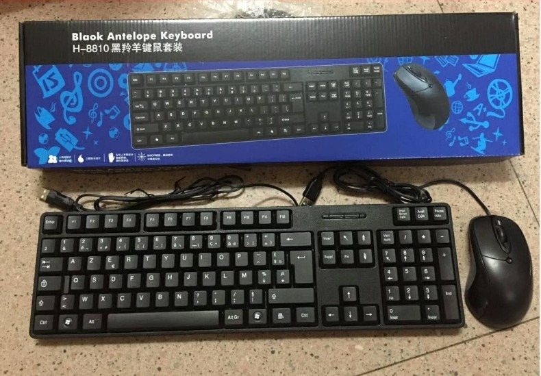 HS-880 vezetékes csendes billentyűzet, 104 gomb, USB interfész, vízálló.