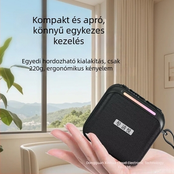 S10 vezeték nélküli Bluetooth mini kültéri hordozható hangszóró beépített akkumulátorral, 10W, 100Hz-20kHz, SNR 75dB, 15m működési távolság