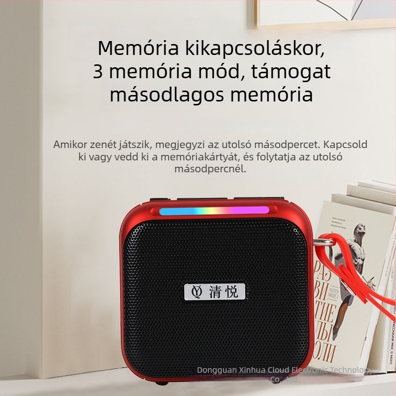 S10 vezeték nélküli Bluetooth mini kültéri hordozható hangszóró beépített akkumulátorral, 10W, 100Hz-20kHz, SNR 75dB, 15m működési távolság