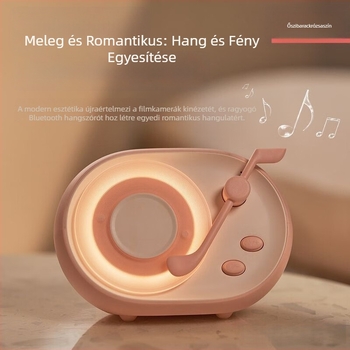 Bluetooth hangszóró környezeti világítással, beépített akkumulátor 1000–1200 mAh, 5 W, 60 Hz–15 kHz, SNR ≥70 dB
