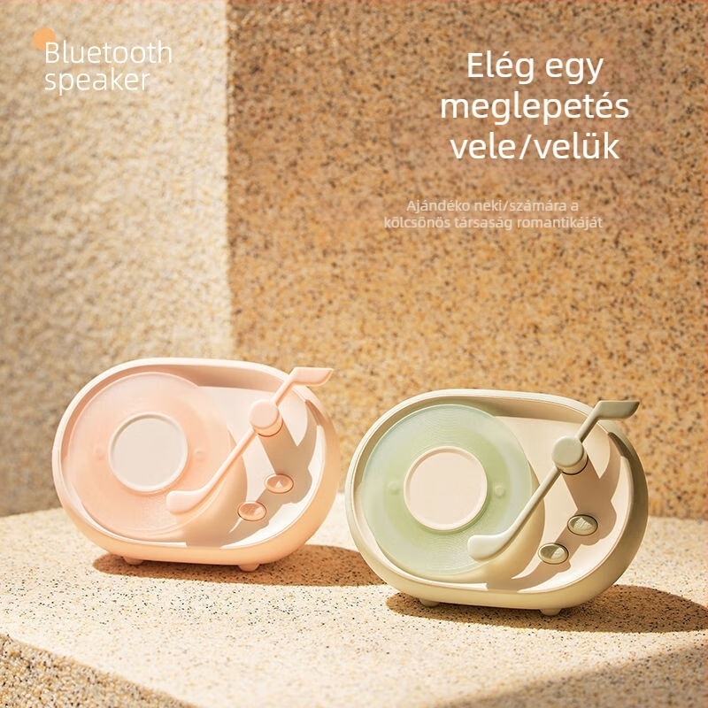 Bluetooth hangszóró környezeti világítással, beépített akkumulátor 1000–1200 mAh, 5 W, 60 Hz–15 kHz, SNR ≥70 dB
