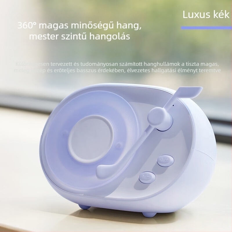 Bluetooth hangszóró környezeti világítással, beépített akkumulátor 1000–1200 mAh, 5 W, 60 Hz–15 kHz, SNR ≥70 dB