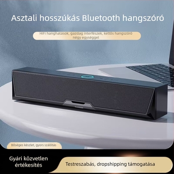 Hi‑Fi Bluetooth hangsugárzó szubwooferrel asztali számítógéphez és notebookhoz – hosszú hangsáv