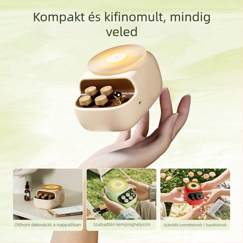 Bluetooth hangszóró 2 hangszóróval, BT 5.3, frekvencia-tartomány 100 Hz–20 kHz, SNR ≥70 dB, beépített akkumulátor 1000–1200 mAh