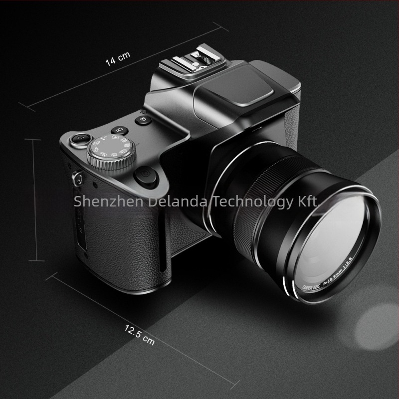 5K felbontású WiFi digitális kamera érintőképernyővel, CMOS 1/3 érzékelő, 18x digitális zoom