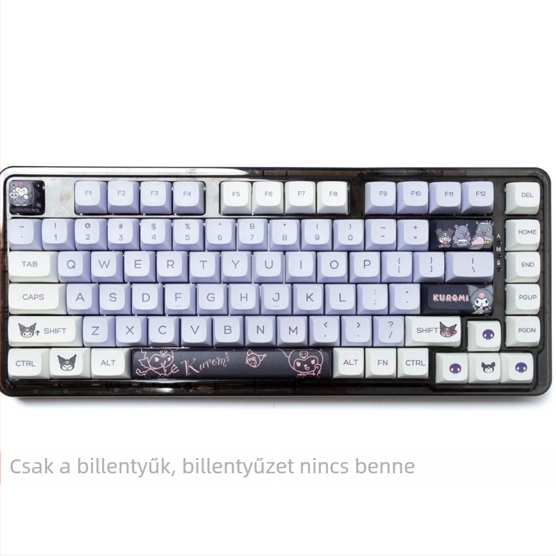 XDA profilú mechanikus billentyűzethez készült keycap készlet, szublimációs nyomtatás, testreszabható DIY, 98+ billentyű