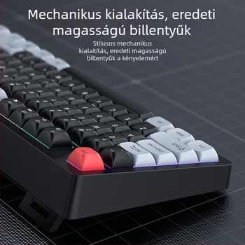 Yesido vezetékes gamer billentyűzet, 104 gomb, RGB háttérvilágítás, vízálló, univerzális kompatibilitás