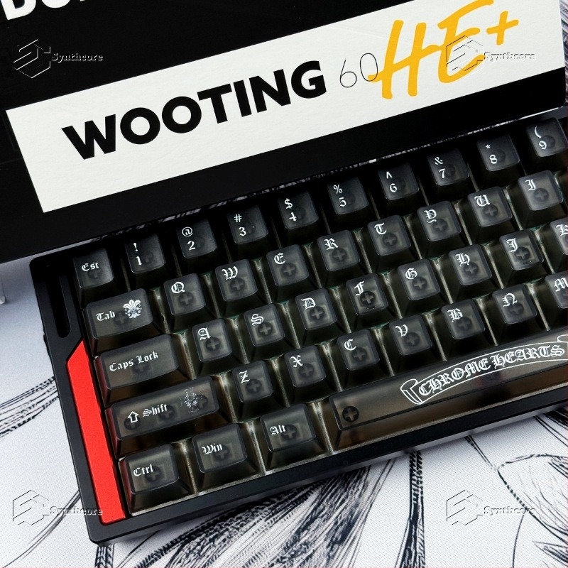 Pc130 keycap készlet — Synthcore, univerzális kompatibilitás, ABS anyag, tengelymentes, legfeljebb 87 billentyű