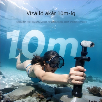 Go9 4K állati kamera stabilizációval, nyakba akasztható nézet első személyben, 20 MP érzékelő, 2 órás akkumulátor