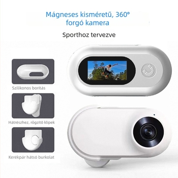 A100 mini ujj sportkamera, 16MP, 1.4 inch LCD, TF-kártya, akkumulátor kb. 70 perc