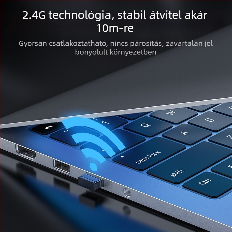 Yesido Kb43 Vezeték nélküli billentyűzet és egér készlet — USB billentyűzet, 2.4G egér, DPI 800/1000/1600, ergonómikus kialakítás