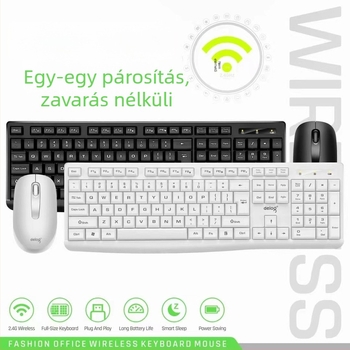 Deyilong V31 Vezeték nélküli billentyűzet és egér készlet asztali számítógéphez и laptophoz, 2.4G