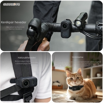 Szilikon csuklópánt DJI Osmo Nanohoz – Sunnylife Gu-zd043, Kompatibilis az Osmo Nanoval, Anyag: Szilikon