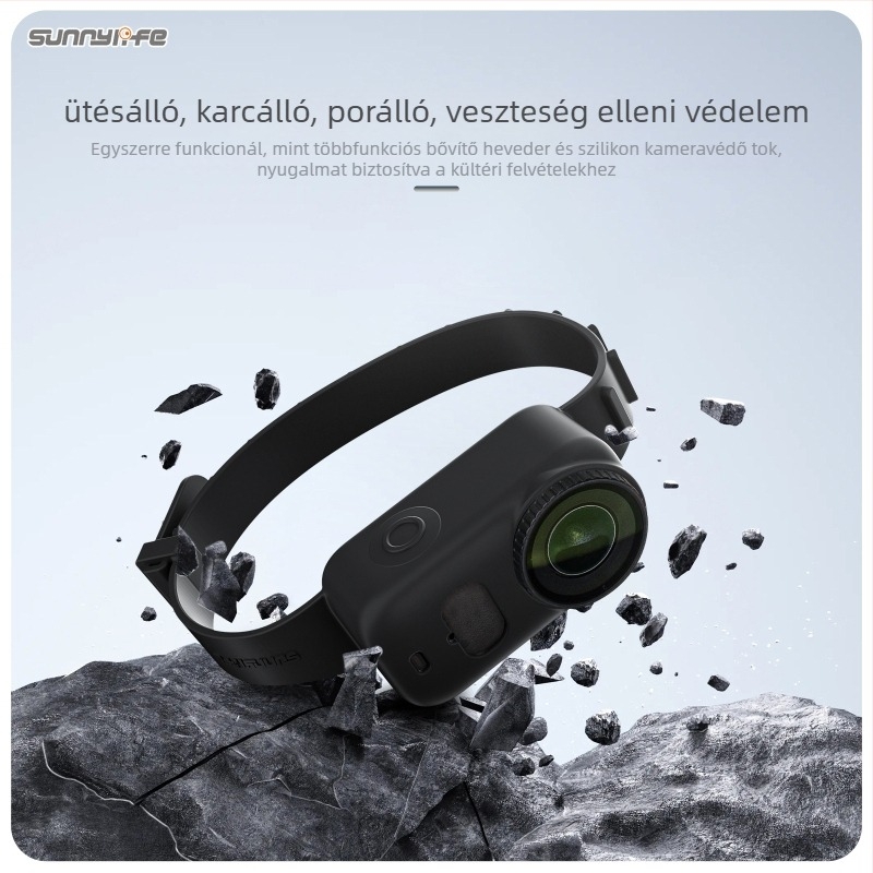 Szilikon csuklópánt DJI Osmo Nanohoz – Sunnylife Gu-zd043, Kompatibilis az Osmo Nanoval, Anyag: Szilikon