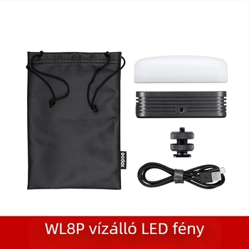 WL8P LED töltőfény kültéri felvételekhez – élő töltőfény, többfokozatú állítás