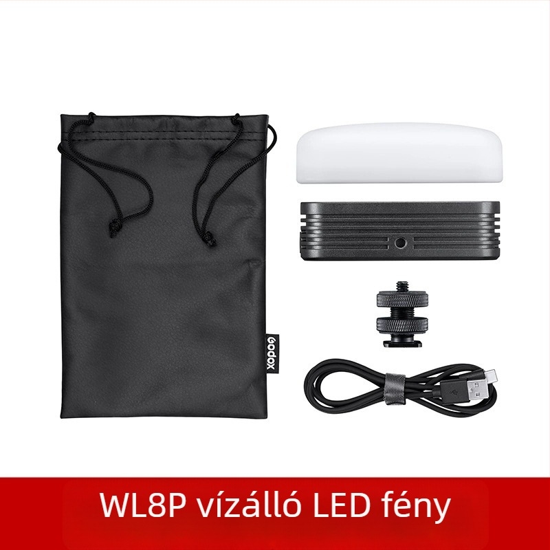 WL8P LED töltőfény kültéri felvételekhez – élő töltőfény, többfokozatú állítás