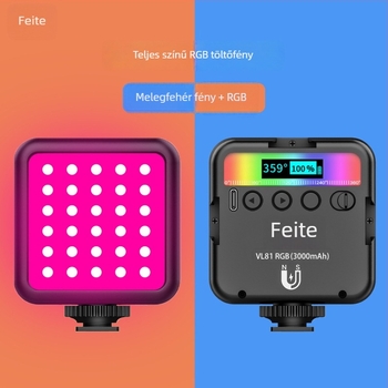 Mini LED töltőfény kültéri fotózáshoz, beépített akkumulátor, ≤10W, 3,7V