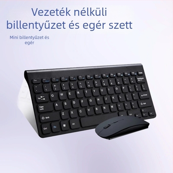 Minglide vezeték nélküli billentyűzet és egér készlet, USB vezeték nélküli billentyűzet és egér, 1000dpi, noteszgépre, otthoni és irodai használatra