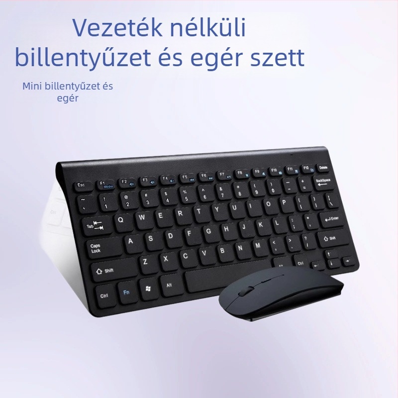 Minglide vezeték nélküli billentyűzet és egér készlet, USB vezeték nélküli billentyűzet és egér, 1000dpi, noteszgépre, otthoni és irodai használatra