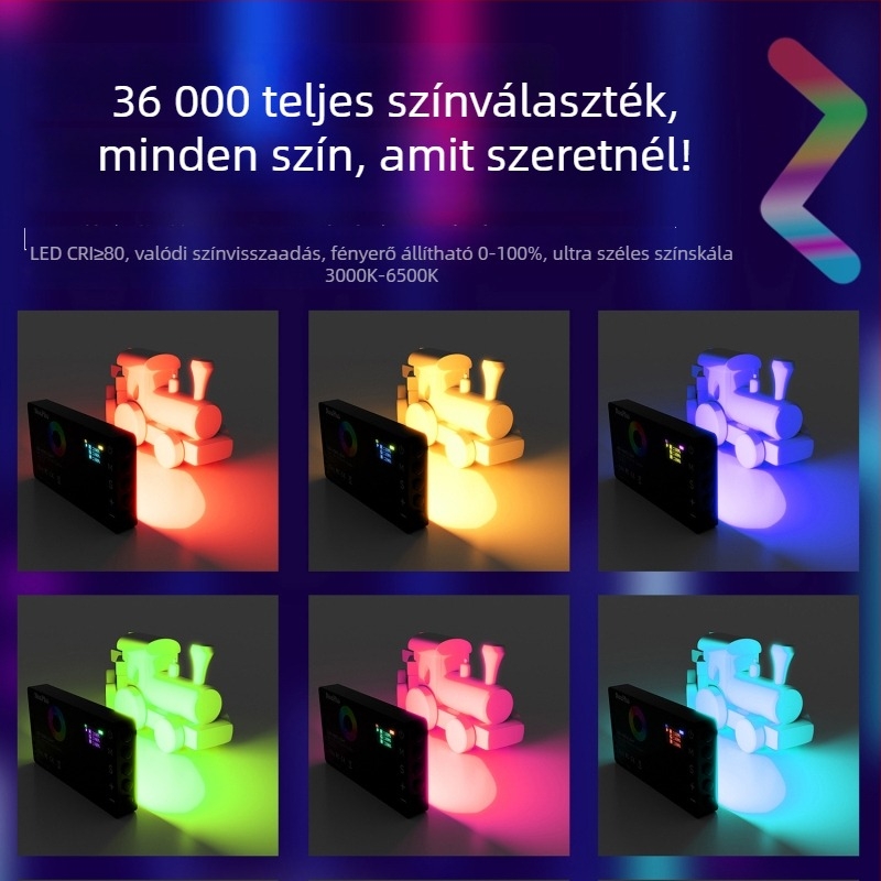 NP-L3 Mobiltelefonhoz készült kitöltő fény – hordozható, több szintű beállítás, kevesebb mint 10W, 3.7V