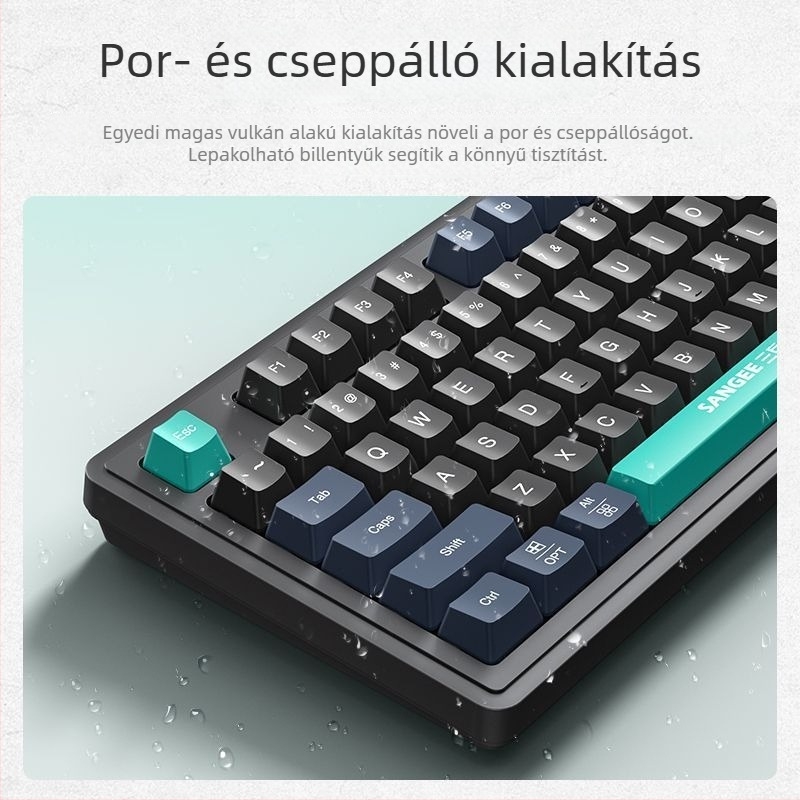 Vezetékes USB billentyűzet és egér készlet játékokra és e-sportokra, hangerőszabályzó