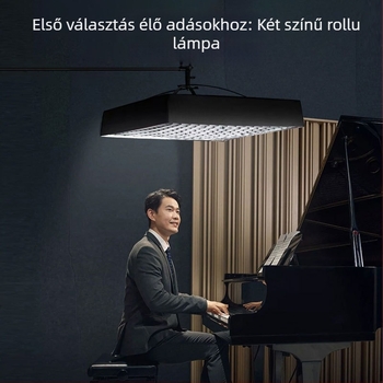 LED stúdió világítás kettős színhőmérséklettel, 150W, 220V