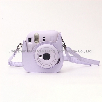 Polaroid Mini12 Váll Kamera Táska - PU Bőr, Vízálló, Kopásálló, Vágásálló, Légpárnás Vállpánttal