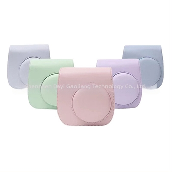 Polaroid Mini12 Váll Kamera Táska - PU Bőr, Vízálló, Kopásálló, Vágásálló, Légpárnás Vállpánttal