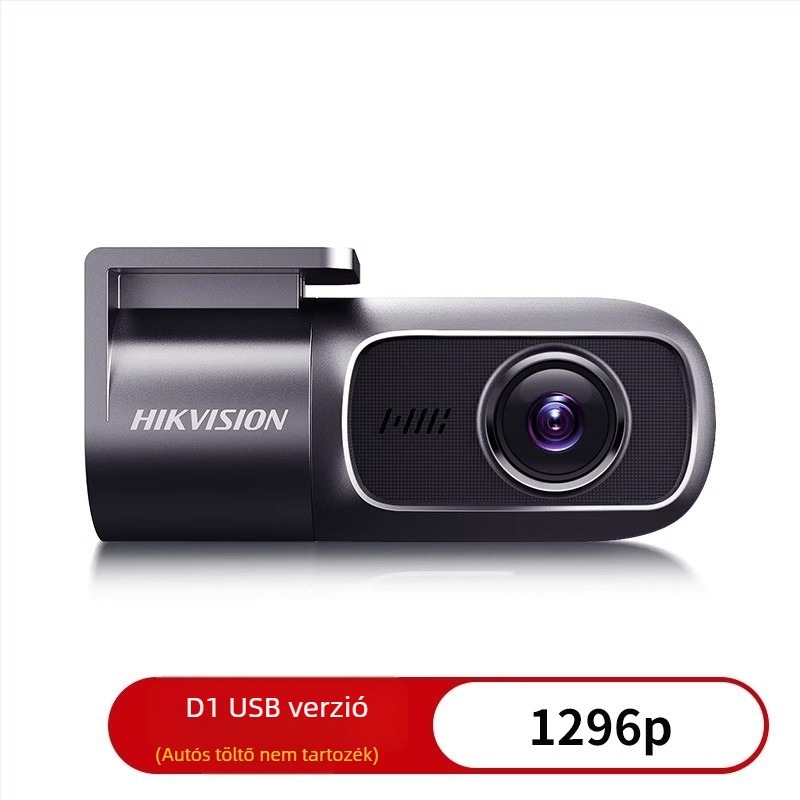 Hikvision autóregisztrátor D1Pro 2025, 2K HD éjszakai látás, beépített lencse