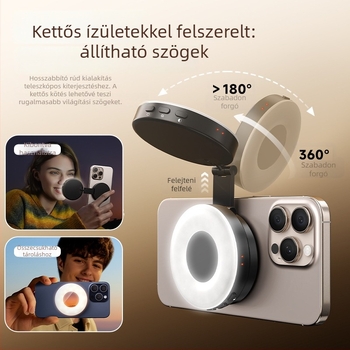 N1 összecsukható kitöltő fény, kézi használat, 3,7V, kevesebb mint 10W