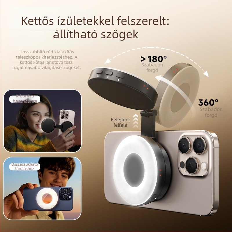 N1 összecsukható kitöltő fény, kézi használat, 3,7V, kevesebb mint 10W