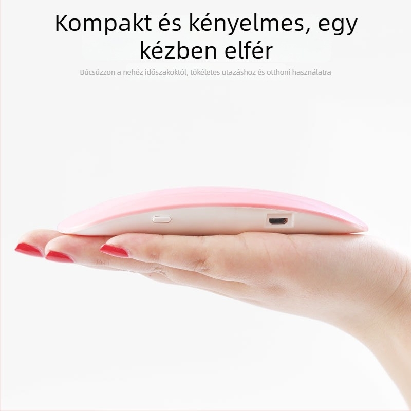 Egér alakú köröm-lámpa – kézben tartható mini szárító lámpa, modell SUN mini; származás Zhejiang; nettó tömeg 85 g; OEM márka; 200 db/doboz