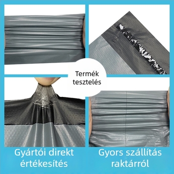 Express zacskó LDPE, önzáró, logisztikai csomagoláshoz, virgin:újrahasznosított 5:5