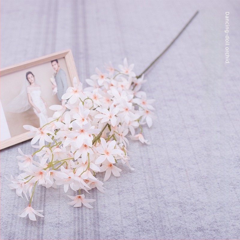 Selyem orkide esküvői díszítés; selyem virágok; orchidea; cél: esküvő