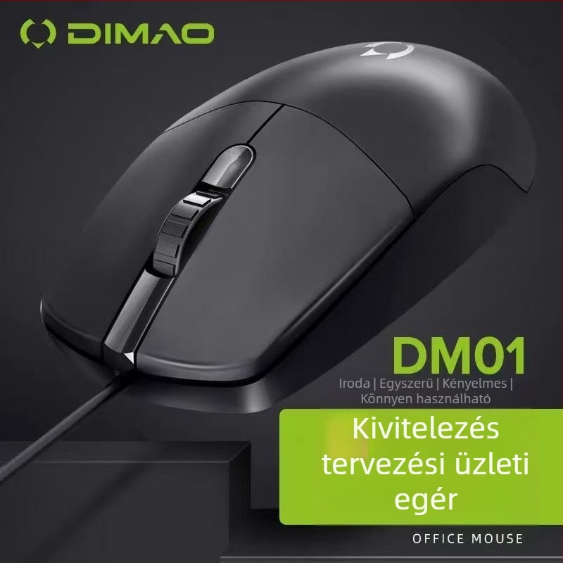 Prickly rabbit C8800 USB vezetékes billentyűzet és egér készlet, 1000 DPI, ergonomikus dizájn, 1,3 m kábel