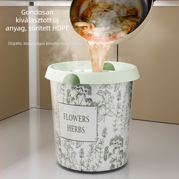Artemisia illatú háztartási szemeteszsákok, tépésállóak, extra vastagok, nagy méretűek, zsinóros, otthonra és irodába