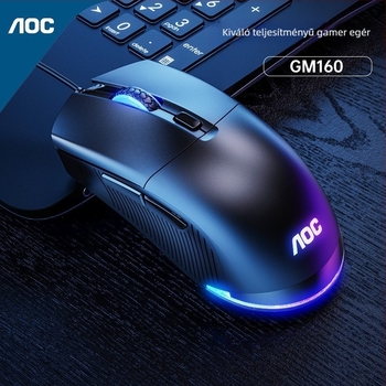 Gaming egér (USB kábeles, 6 gomb, 7200 DPI)