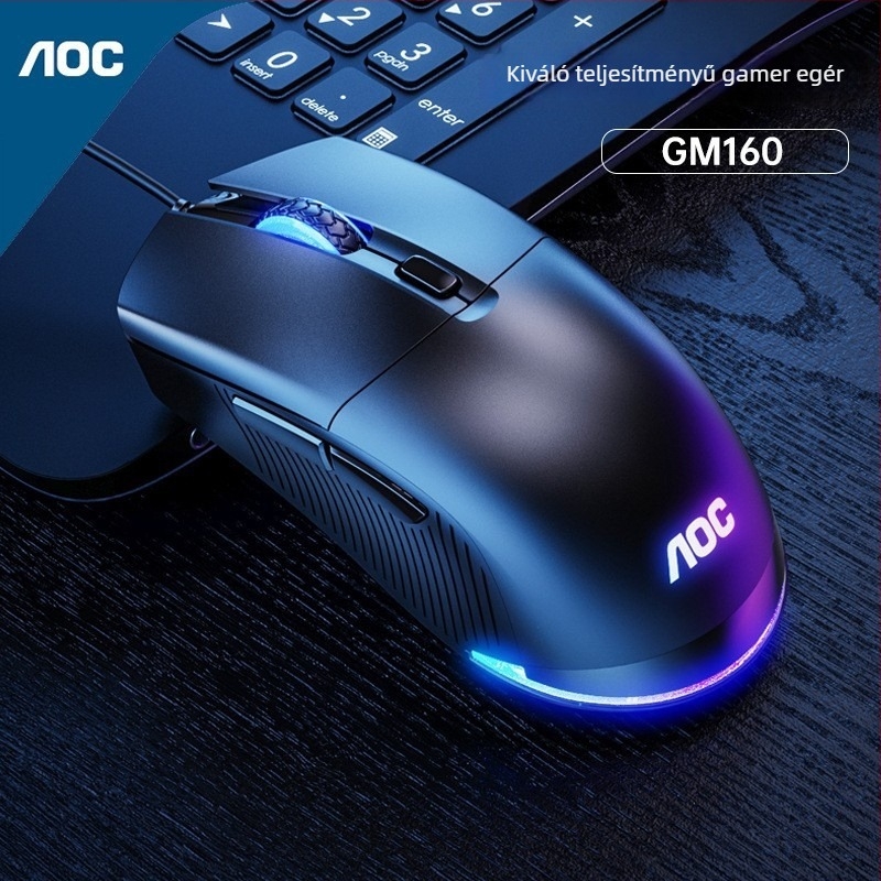 Gaming egér (USB kábeles, 6 gomb, 7200 DPI)