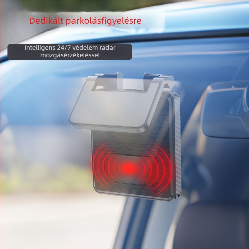 Tükrös parkolóradarral mikrohullámú szenzorral, modell M10-4G pozicionáló, 12V tápegység, detektálási távolság 15 m, GPS pontosság 5 m