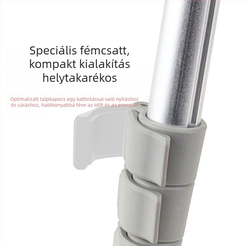 Trípód alumínium ötvözetből, gömbfejes fej, 5 részes, teherbírás 5 kg, gyorskioldó lemez