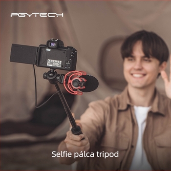 PGYTECH Kameratartó állvány telefonhoz, 4 szakaszos, alumínium ötvözet, gömbpan-tilt fej, teherbírás 2 kg-ig, modell P-GM-217