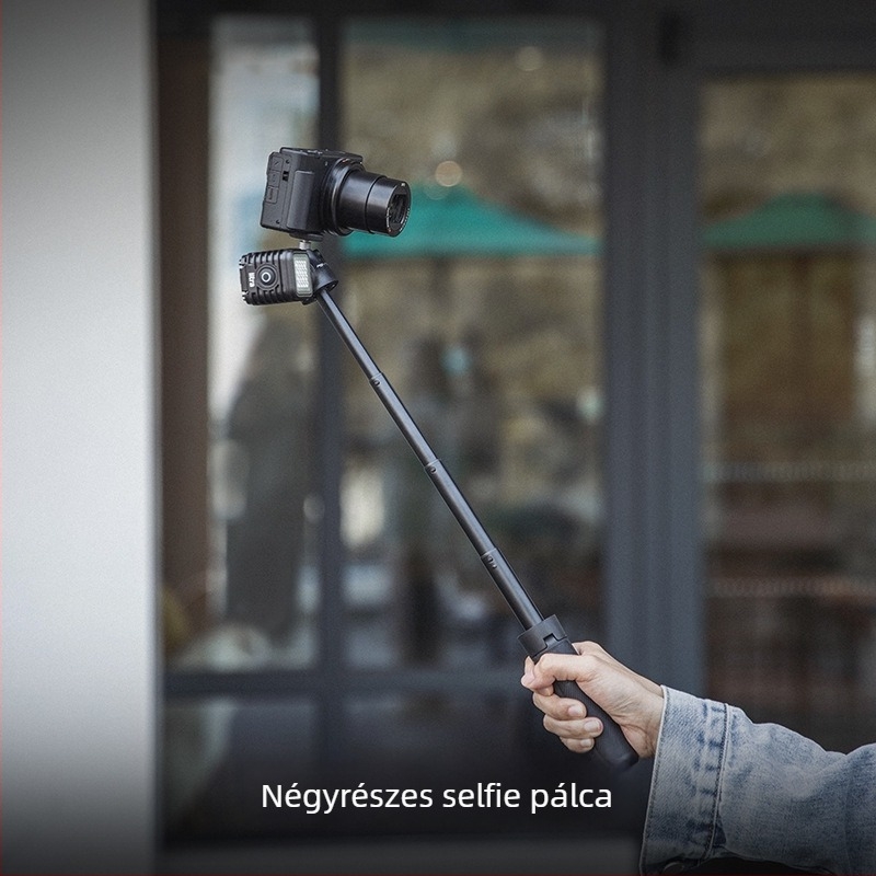 PGYTECH Kameratartó állvány telefonhoz, 4 szakaszos, alumínium ötvözet, gömbpan-tilt fej, teherbírás 2 kg-ig, modell P-GM-217