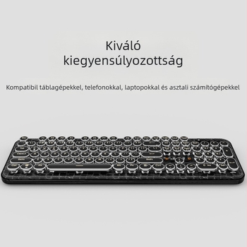 Zöld kapcsolós mechanikus billentyűzet, >98 gomb, három üzemmódú csatlakozás (kábeles, vezeték nélküli és Bluetooth), egyszínű háttérvilágítás